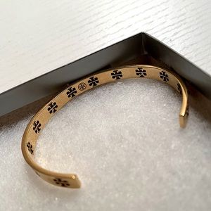 Tory Burch Pierced T Cuff Bracelet